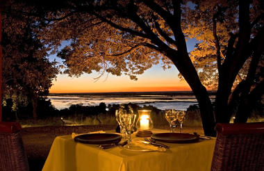 Sanctuary Chobe Chilwero private dinner